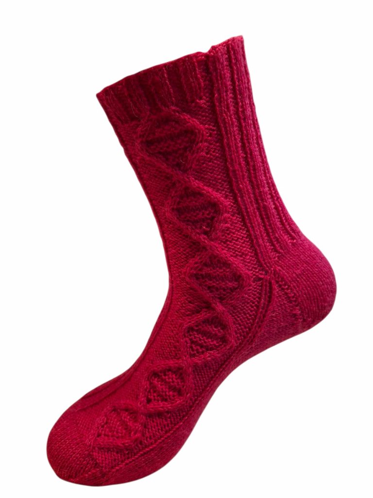 Bild DNA-Socken in rot